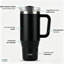Gobelet isotherme avec paille TYESO, 30 oz-119928607-119928610