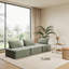 1 Seater Linen Blend Sofa-1993419652