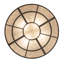 24" Wide Glendale Mission Inverted Pendant