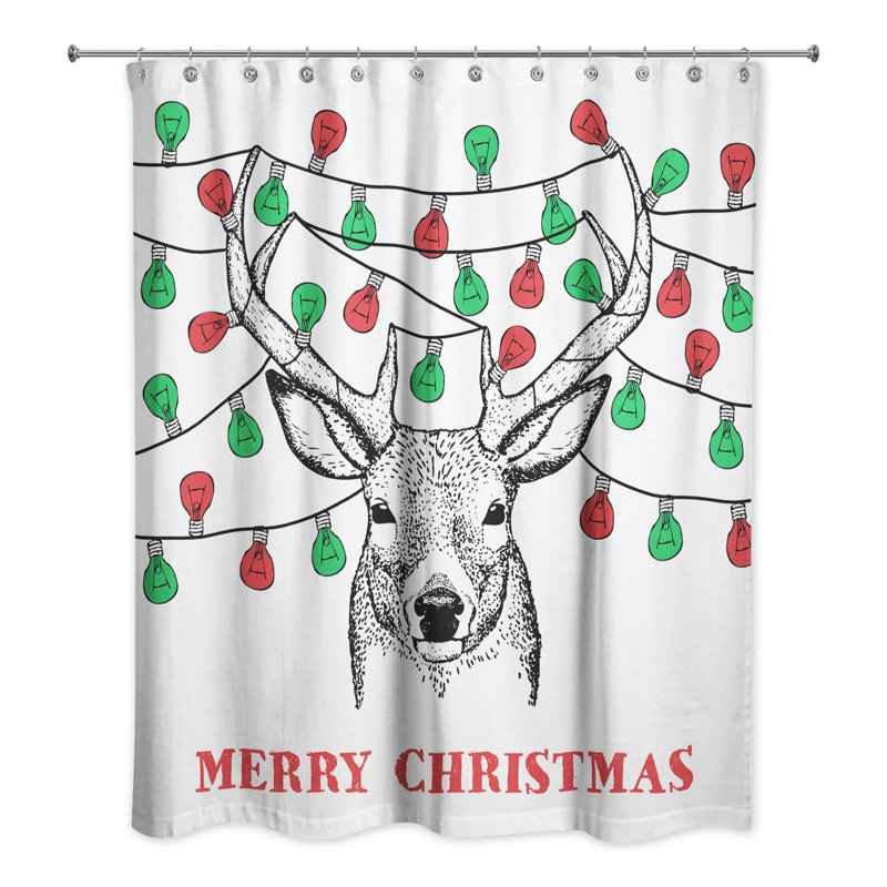 Rideau de douche James Christmas