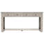 Élégante table avec tiroirs et tablette pour le hall d'entrée - Console de couloir moderne avec finition vieillie et gris