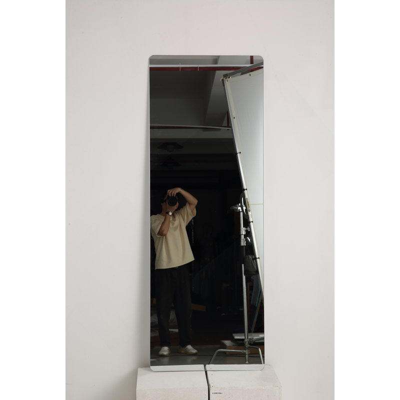 56X15inch Wall-mounted round-angle dressing mirror high-quality 5mm silver mirror  explosion-proof glass