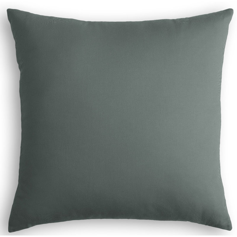 Classic Square Pillow Cover & Insert, 20" x 20", Charcoal