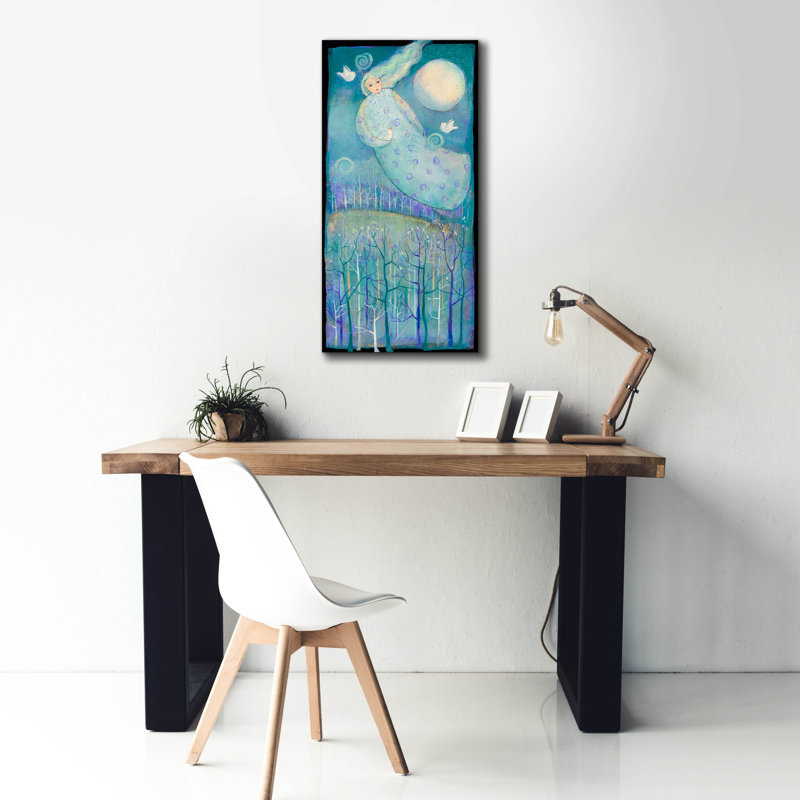  «Moondancer» par Sue Davis, art mural sur toile, 20 po x 40 po, H 40 po x l 20 po