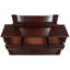 Commode 9 tiroirs Lyndon G09400-D, cerise