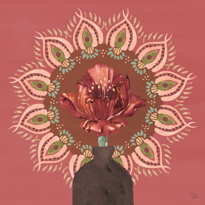 Mandala floral II sur toile