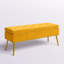Banc de rangement rembourré en velours Kajana-1706549181