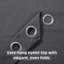 100% Linen Blackout Eyelet Curtain Panels - Premium Thermal, Total Blackout Window Drapes-267031070-267031071