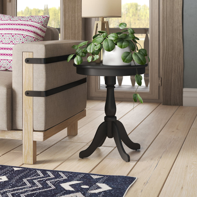 Branca End Table, Black