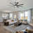 84 Inch Modern Large Design Ceiling Fans With Smart Remote Control 8 Fan Blades For Living Room-903938851