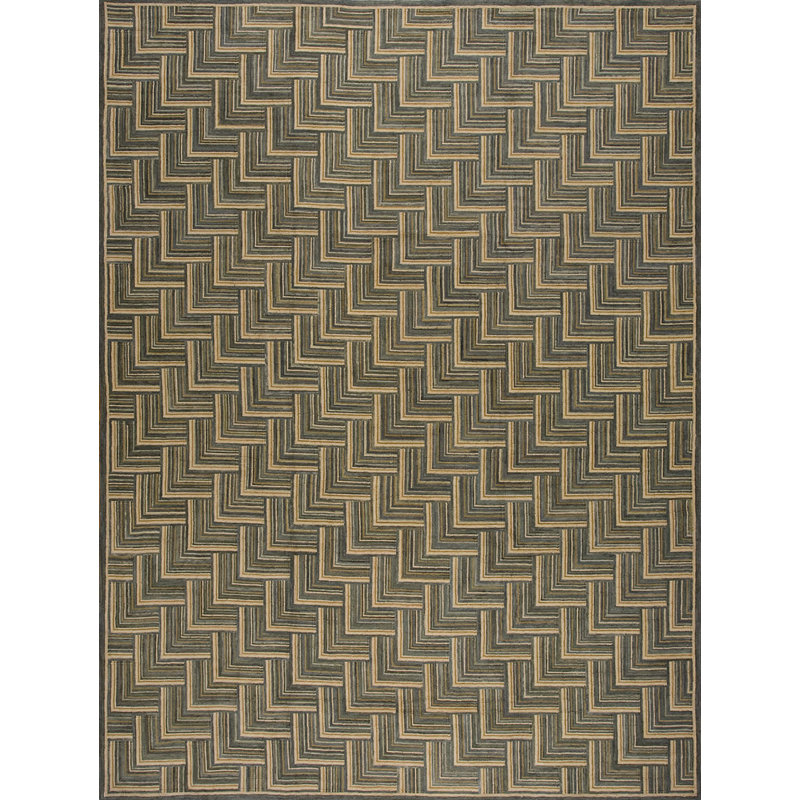 Wool Geometric Indoor Rug
