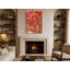 Almond Blossoms (Red Variation) - Art mural sur toile-129917475