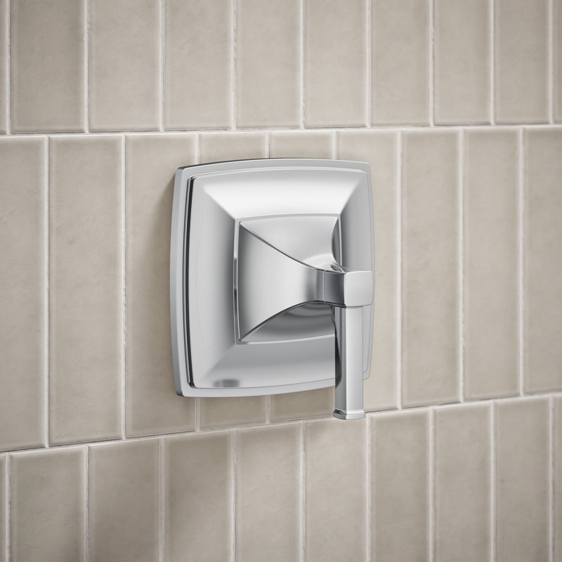 Riff Pressure-Balancing Shower Faucet Trim, Polished Chrome