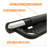Carbon Steel Running Boards Compatible with 2007-2018 Chevy Silverado Crew Cab, Black Side Steps