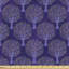 Panek Mystic Forest at Night Yellow Leaves Fabric