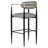 Tina Fabric Upholstered Bar Chair Dark Grey (Set of 2)-1624050183-1677348529