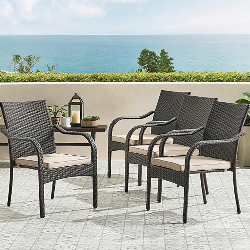 Chaises d'extérieur en osier, 56225,00CHRBRN KD