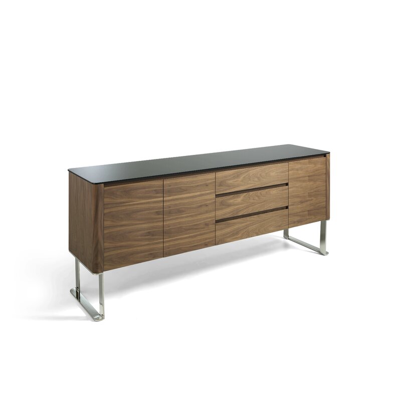 Corrigan Studio Normand 200cm Wide 3 Drawer Sideboard & Reviews ...