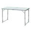 Table de camping pliante portative en aluminium facile à nettoyer