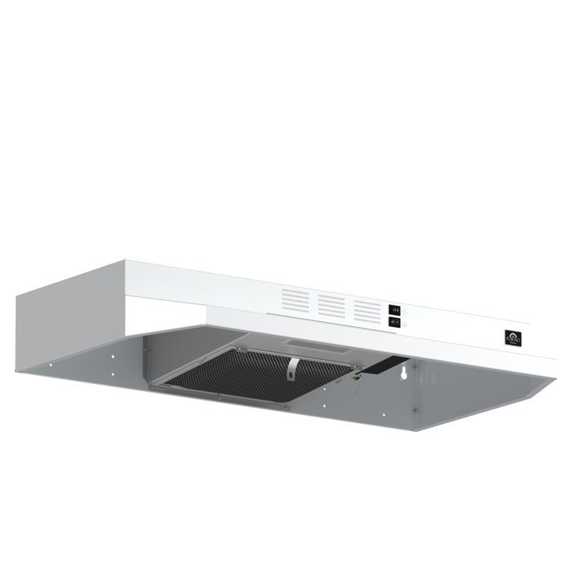 Hotte de cuisine 30 po Forno Cappa, 200 pi³ / min, convertible, Blanc