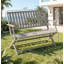 Banc de jardin en bois, banc de parc pliable, banc d'extérieur Smart Design