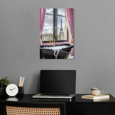 «Paris Bathroom View», art tendance par Notoriart