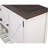 Brown And White 2-Drawer Server