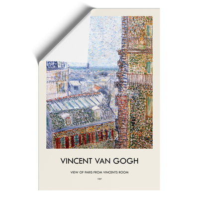 View of Paris Print by Vincent van Gogh - Frameless Print