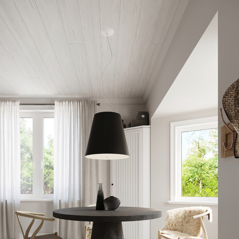Curtez 3 - Light Black Dome Pendant