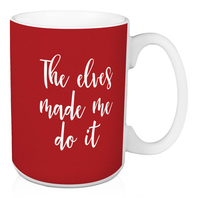 Grande tasse à café the elfes fait me Hafer