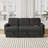 85.8" Pull Out Sleeper Sofa L-Shaped Couch Convertible Sofa Bed with Storage Chaise-102106415