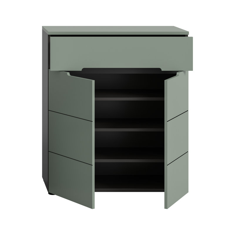 80 cm W Hall Tree, Smoke Green