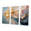 «Fluid Magnificence Pink Gold II», ensemble d'art mural abstrait à encre liquide-1156609763-1156609773