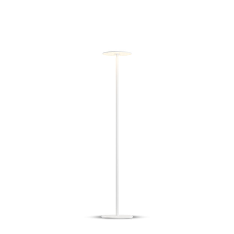 Yurei 45.1'' LED Novelty Floor Lamp, Matte White