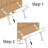 6ft Bar Foot Rail Kit Complete Undercounter Mount Hardware and Tubing-50905030