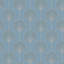 Deco Lily - Sky Blue Wallpaper