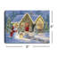 Toile de fond en forme de chevalet 8 x 6 lumières de Noël