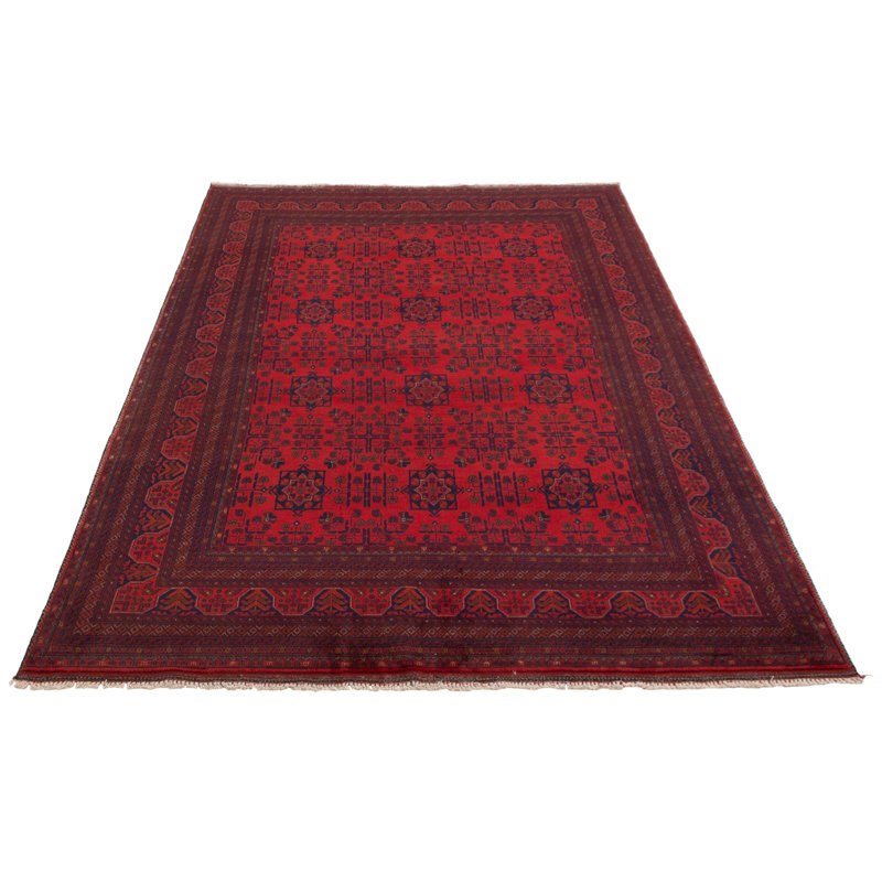 Tapis unique en laine noué à la main 6 pi 7 po x 9 pi 10 po nouvel âge Mordy