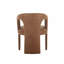 Chaise rembourrée Fireal, brun
