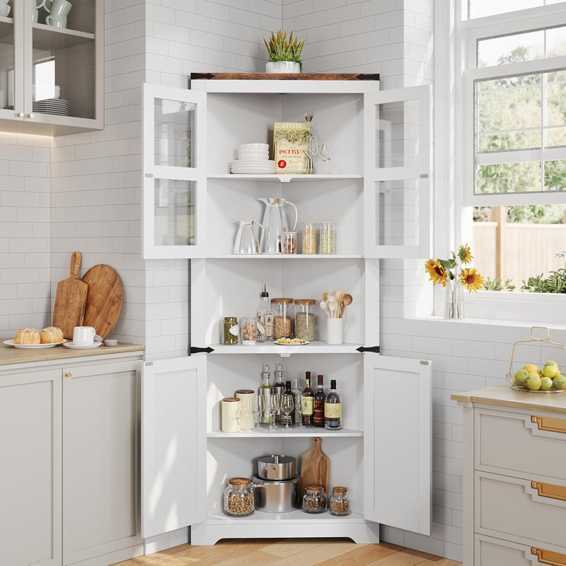 66.9cm Kitchen Pantry, White