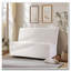 Causeuse beige en tissu Boucle
