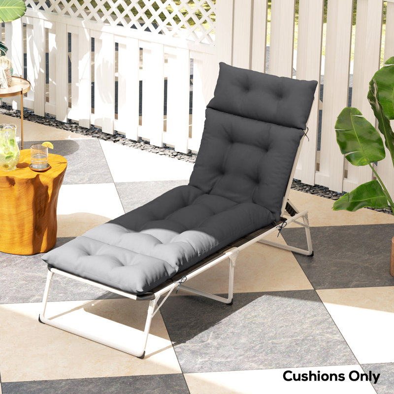 Outdoor Seat / Back Cushion, Dark Grey