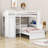 Asgun Wood Bunk Bed with Shelves,Desk and Drawer-822469663-872013289