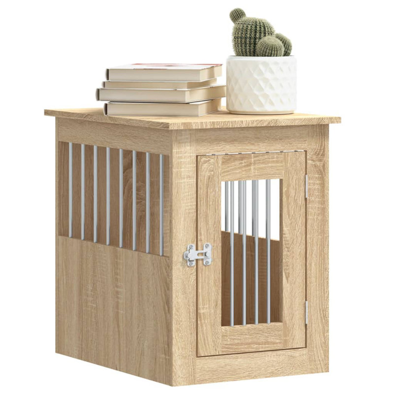 Pet Crate, Sonoma Oak, 59cm H x 45cm W x 62cm D