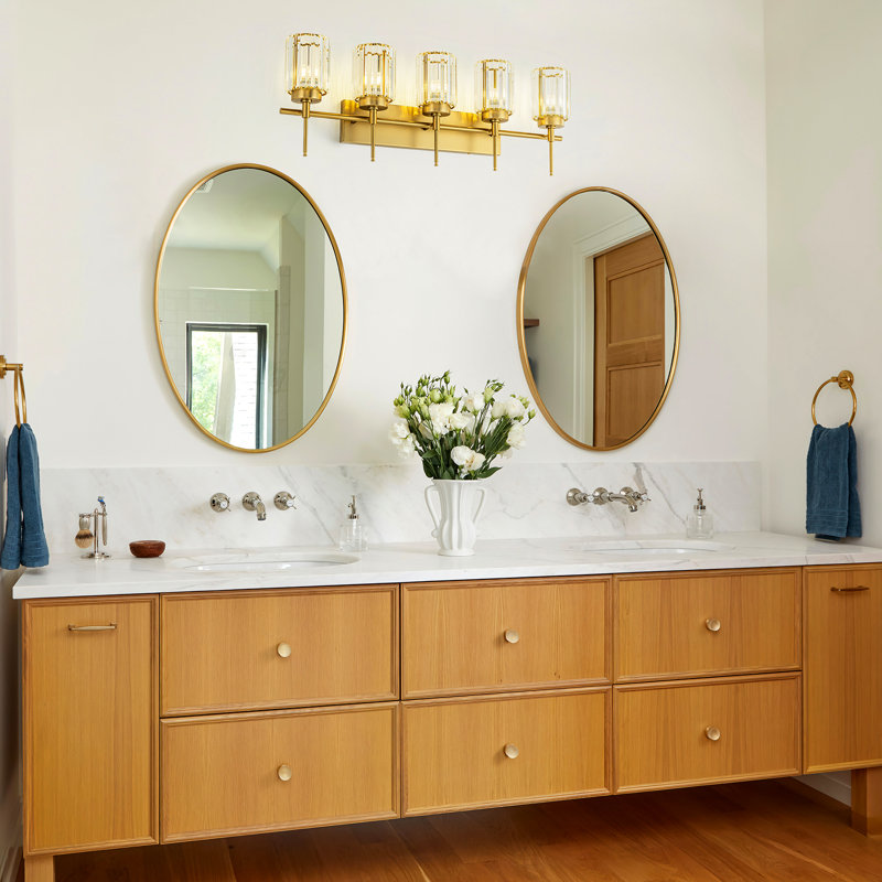 Edgars Dimmable Vanity Light, Gold, 5