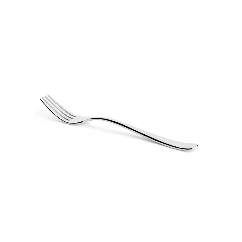 Clista Stainless Steel Salad/Dessert Fork | Silver | 7" | 12 Pcs
