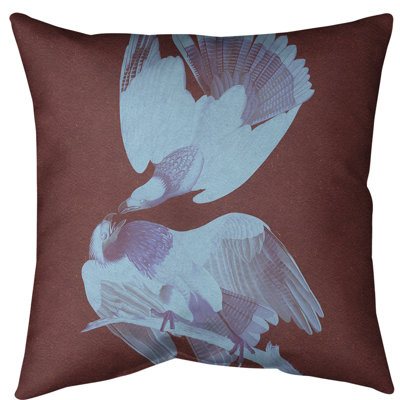 Coussin de sol en aigle à Caracara de John James Audubon-standard