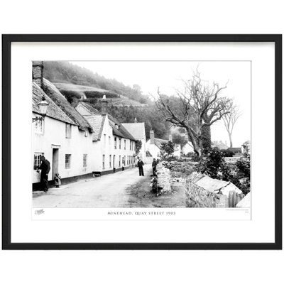 Minehead, Quay Street 1903 - Single Picture Frame Print