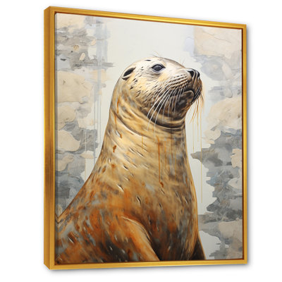 Magnifique otarie sur toile