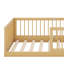 Cadre de lit pour enfant avec barrières de sécurité, lit Montessori convertible 3 en 1 en lit plateforme pour chambres modernes-94135954-94135955